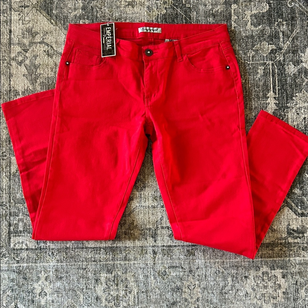 Emperial Red Denim Jeans-NWT